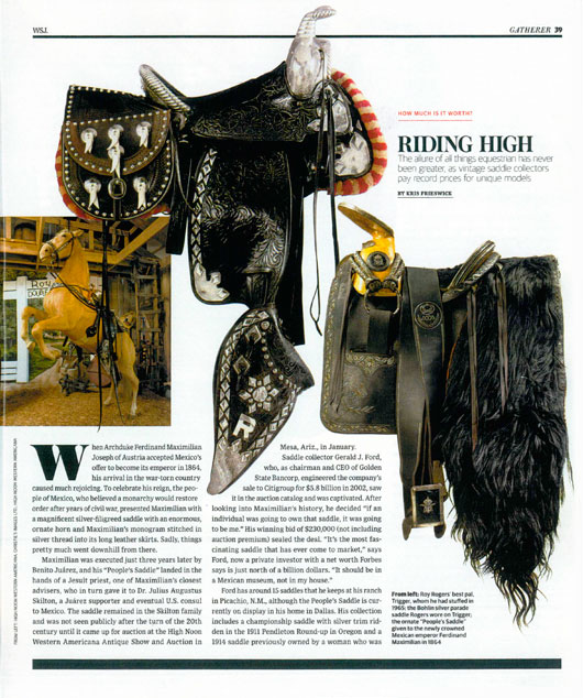 Page 1 of wall street journal story